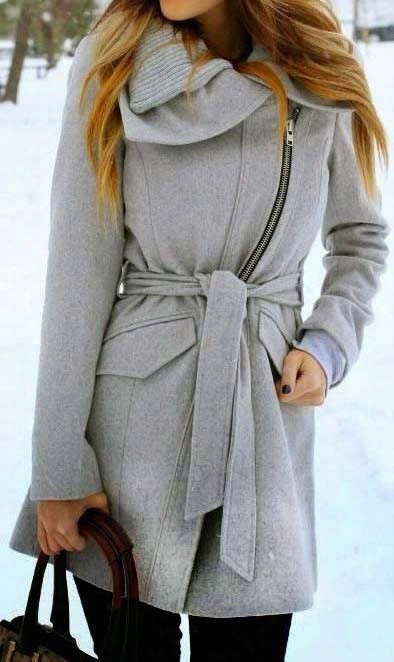 Street Stylish Side Zipper Coat