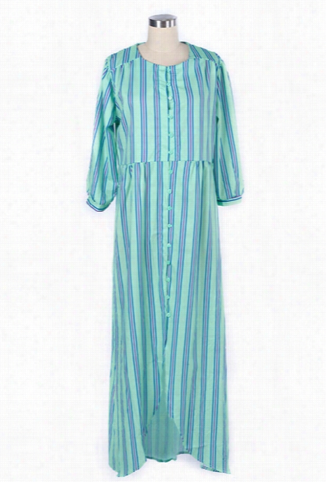 The Lord's Day Morinng Striped Long Dress