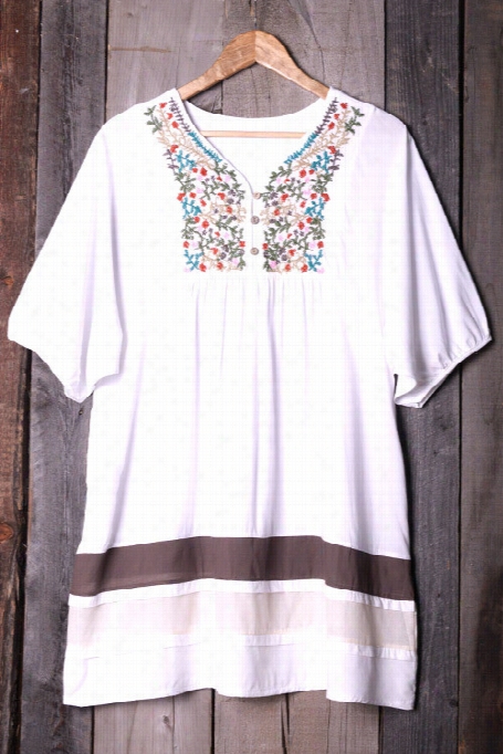 Swee Sunshie May Embroidered Dress