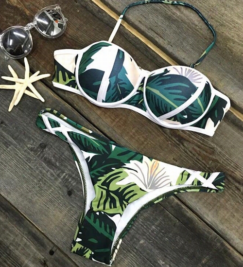 Tropical Forests Halter Bikini