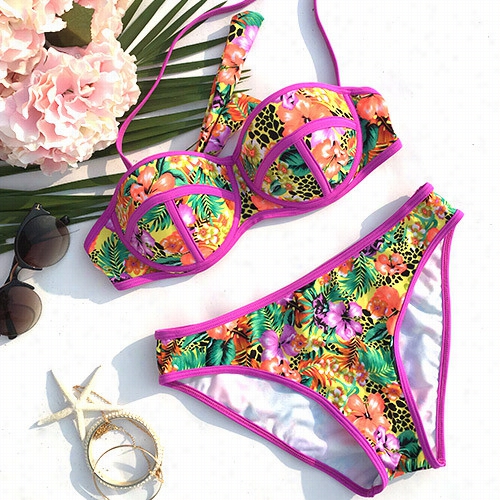 Turn Back Time Floral Swimsuit