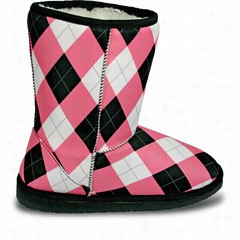 Women's Loudmouth 9-inch Boots - Pink And Black