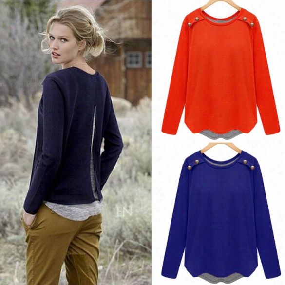 Casual New Spring Autumn Knitted Sweater Wommen Plusss Ize Loose Long Sleeve Lady Pullovers