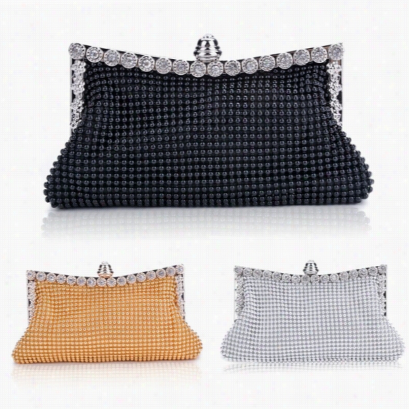 New Clutch  Casual Women's Handbag Lady Party Crystal Evening Bags