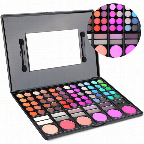 New Cosmetics Eye Shadow Full Warm Color Makeup 78 Pro Eyeshadow Palett