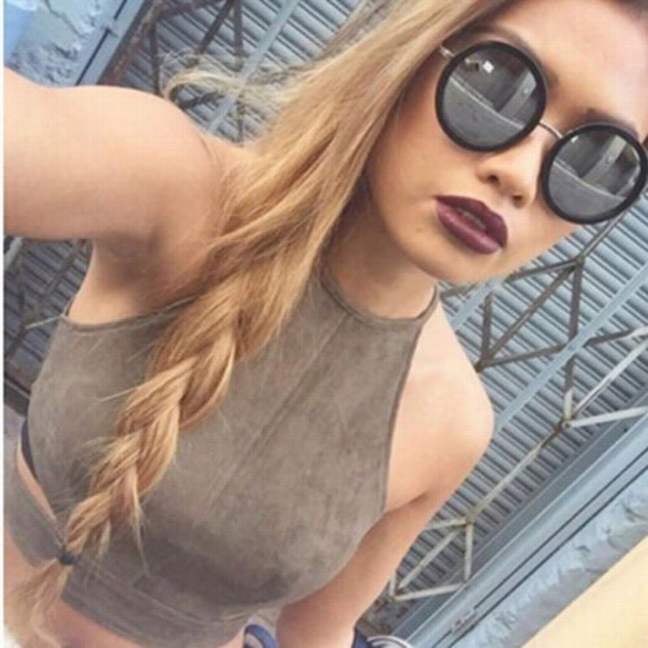 New Fashion Women Sexy Lady Halter Offf Shoulder Soldi Camisole Vesture Crop Top