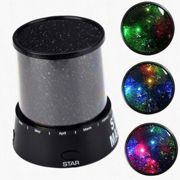 New Romantic Sky Star Cosmos Master Prrojector Lamp Led Starry Night Light Donation Kid