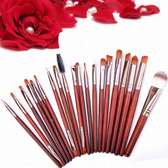 Pro Makeup 20pcs Brushes Set Powwder Foundation Eyeshadow Eyeliner Lip Brush Tool