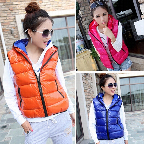 Stylish Thicken Hoodie Jacket Hooded Womens Coat Winter Zp Up Down Outwear Warm Eag