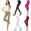 Korean Fashion Candy Color Women's Stretch Pencil Pants Casual Slim Skinny Jeans Trouser