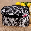 New Fashion Women Makeup Bag Square Zipper Around Organizer Handbag Splicing Color Mini Cosmetic Bag