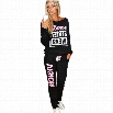 Stylish Women 2PCS Set Casual Long Sleeve Letters Print Pullover Hoodie And Pants