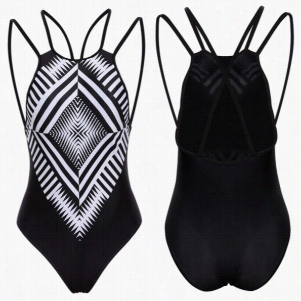 Women One-piece Monokini Bathing Suit Swimwear Swimsuit Beachwear Tank Ini