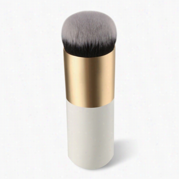 New 1pc Short Professionla Foundation Makeup Face Blush Cream Powder Flat Top Portable Brush