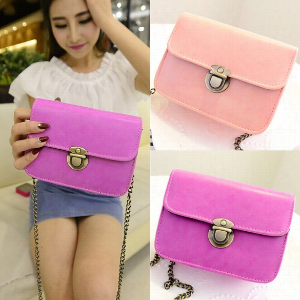 New Fashion Women Synthetic Leatger Vintage Stye Casual Mini Shoulder Bag Handbag