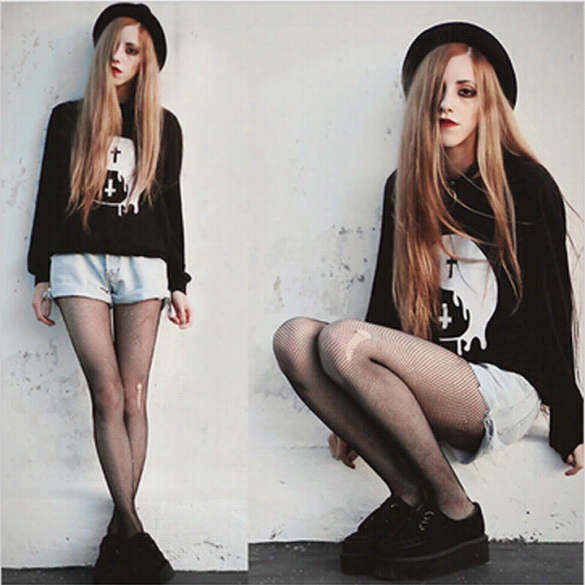 New Punk Women Hoodies Big Bang Punk Gre At Taiji Ultimate Yin Yang Crosss Sweatshirts Pullovers