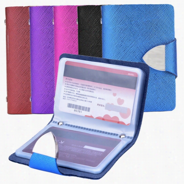 New Synthetic Leather Business Case Wallet Id Credit Card Holder Purse For 2 6 Cards
