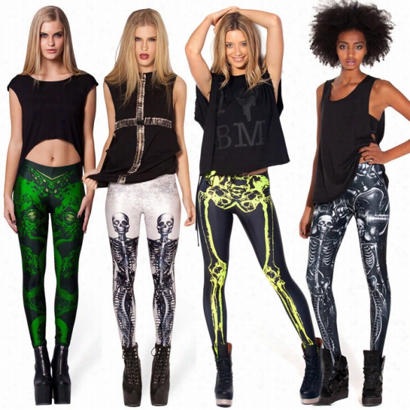 Neww Omen's Fashion Styli Spattern Printed Leggings Tights P Ants