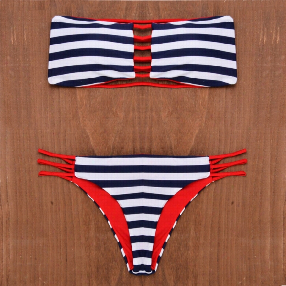 Stylish Lady Women Sexy Swimwear B Ikoni Swimsuits Beachwear Bikini Two Pi Eces