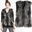 Pop New Faux Fur Shaggy Vest Gilet Sleeveless Coat Outerwear Waistcoat