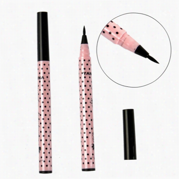 1 Pcs Pink Casing Smooth Liqiid Eye  Liner Make Up Mourning Eyeliner Cosmetic Pencil