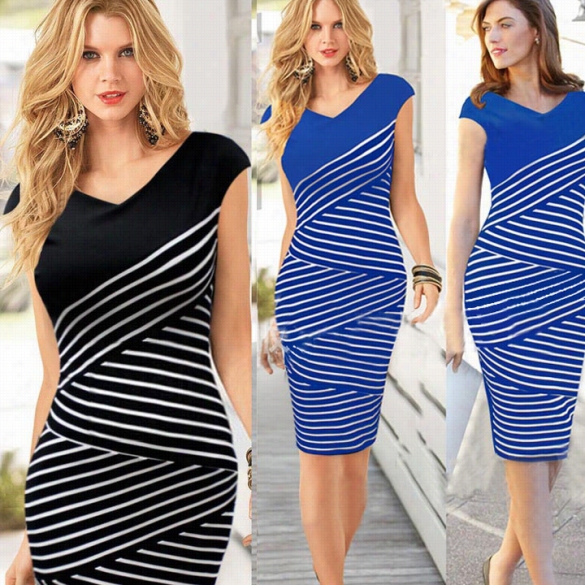 2015 New Arrival Women Sexy Tunic Party Wear To Work Cocktail Party Evening Midi Pencil Dress