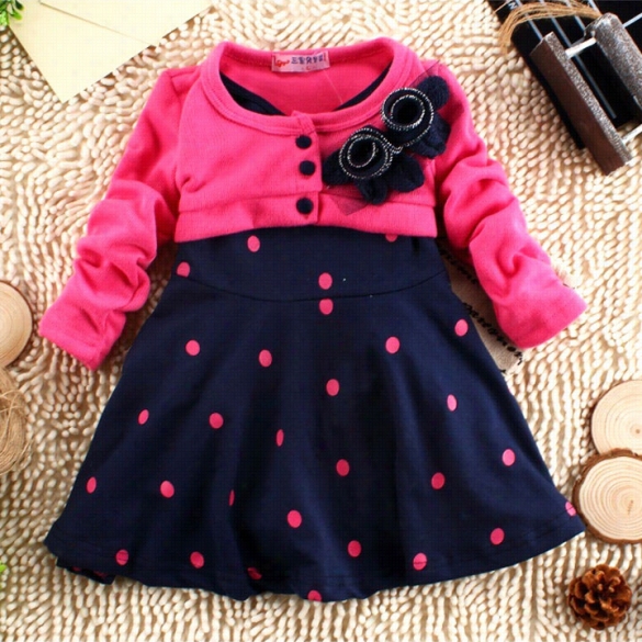 High Quality New 1-6 Years Child Clothing Children Clothes Corsage Girl Dress Dr Esses Baby Princ Ess Dress