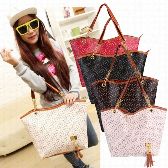 Hot Korean Lady Women Synthetic Leather Essenger Handbag Shoulder Bag Totes Purse