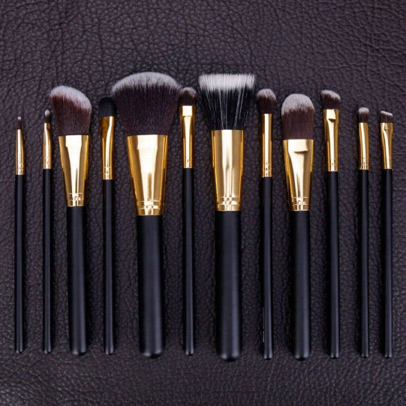 Hot New Women Foundation Blending Brush Blush Face Eyes Makeup Tool Set Kit Cosmetics Brushes