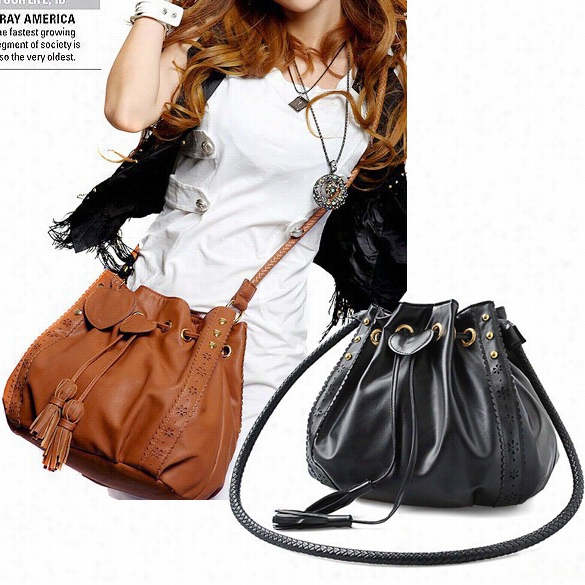 Korean Style Women's Lady Hobo Pu Leather Handbag Fashion Shoulder Bag Purxe