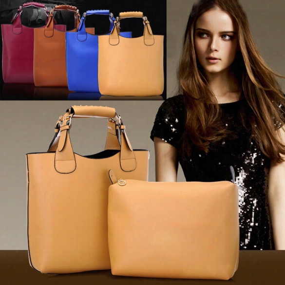 Ladies Tote Bag Synthetic Elather Handbags Adjustable Handle Brand Shopipng Bag