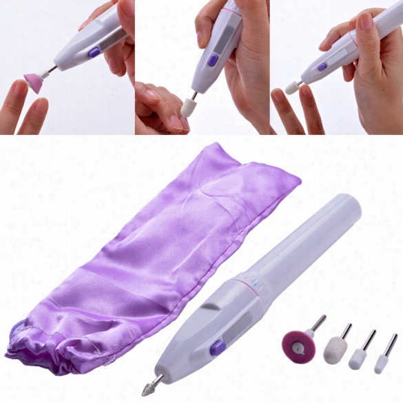 Nail Trade Care Tips Electric Manicure Toenail Drill Buffing Rasp Tool Pen Shape