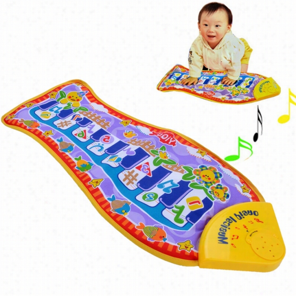 New Arrival Baby Children's Piano Music Fish Animale  Play Fun Toys