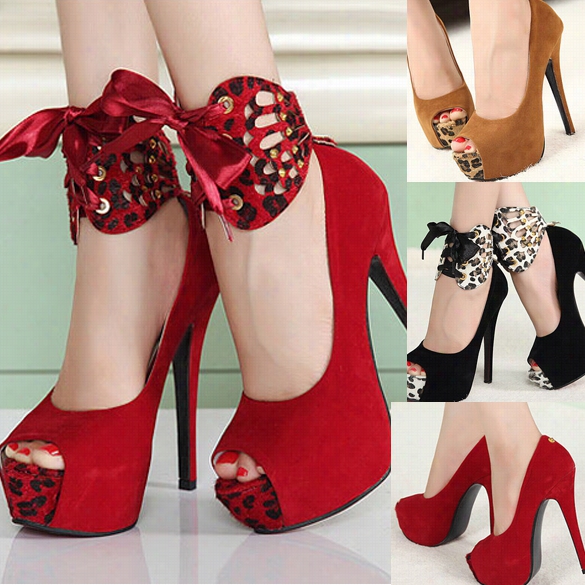 New Fashion Women Ladies Sandals High Heel Platform Pump Speep Toe Shoes 3 Colors