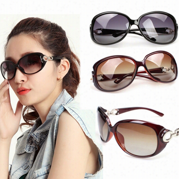 Novel Fashionw Omen&#039;s Sunglasses Retro De Signer Big Fram Esunglasses 3 Cklors Caf