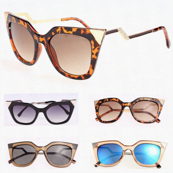 New Fashioon Women's Vintage Style Retro Sunglasses Square Frame Big Lens Eeywear Shades Glasses