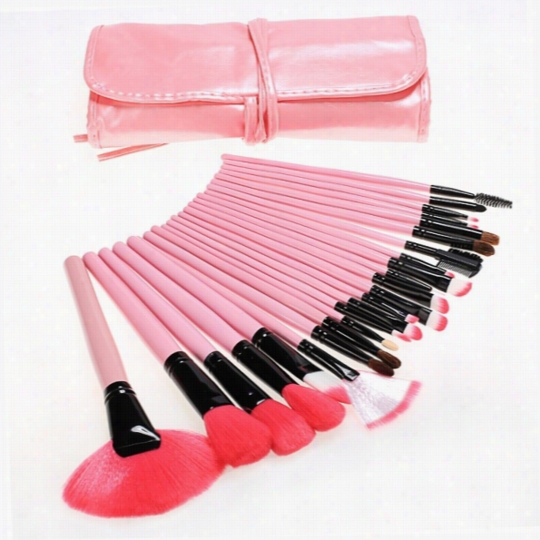 Professional 24pcs Cosmetic Makeup Brush Set Make-up Toiletry Kit