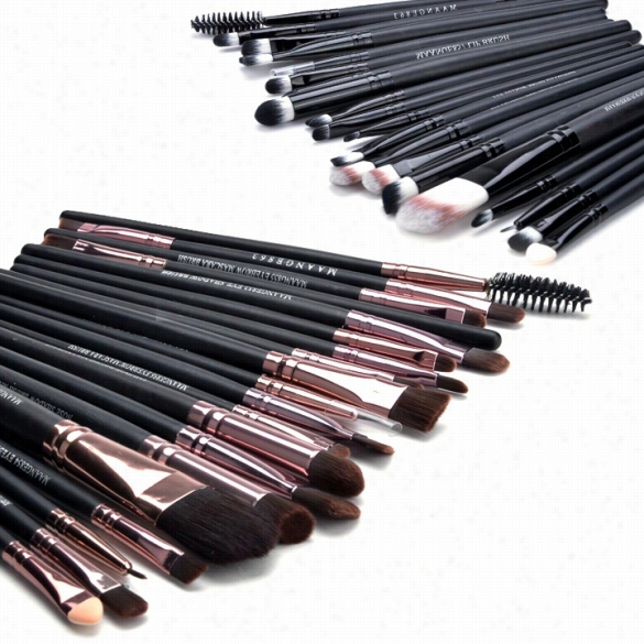 Professional Makeup 20pcs Brushes Set Powder Foundation Eyeshadow Eyelner Lip B Rush Tool