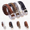 Fashion Women's faux leather metal buckle belts Girls Fashion Accessories