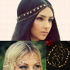 Hot Fashion Lady Women Metal Rhinestone Head Chain Headband Head Piece Hair Band