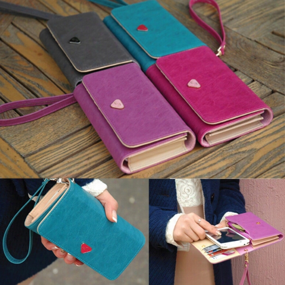 Envelope Card Wallet Leather Purse Case Coover For Samsung Galaxy S2 S3 Iphone 4s 5