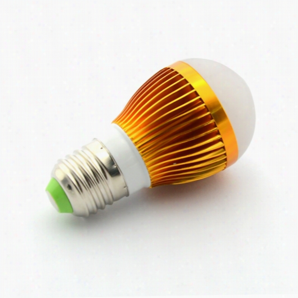 3w Ultra  Bright E 27 Globe Bulb Led Epistar 5730 Chip Lamp 100v-240v Wram White Light