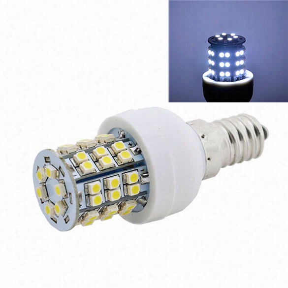 E14 48 Smd3528 Led Cornl Ight Cold Wgite Bulb Lamp 200v-240v&uqot;3w