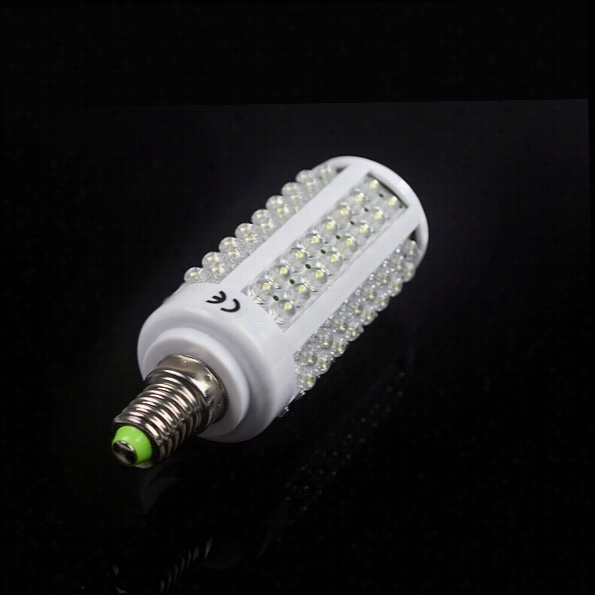 E14 5w 360 Angle 108-led Screw Corn Energy Savin Glight Bulb Lamp Cool White 100~12v0