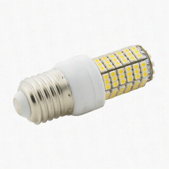 E27 144 Smd3528 Led Corn Light Cold White Smd3528 Bullb Lamp 200v-240v"4.9w