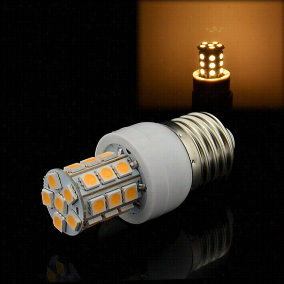 E27 27 Smd5050 Led Corn Light War White Smd5050 Bulb Lamp 200v-240v"5w