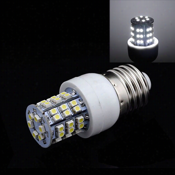 E27 48 Smd3528 Led Corn Light Cold White Bulb Lamp 200v-240v"3w Energy Saving