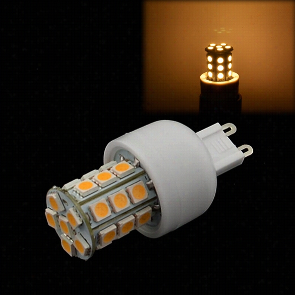 G9 27 Smd5005 Led Cor Nlight Warm White Smd5050 Bul Blamp 200v-240v&quot5;w