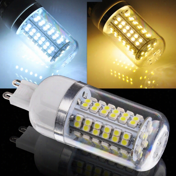 G9 Smd3528 88l0ed Corn Light Cold White";warm White Transparent Cover Bulb Lamp 200v-420v&qu Ot;4w