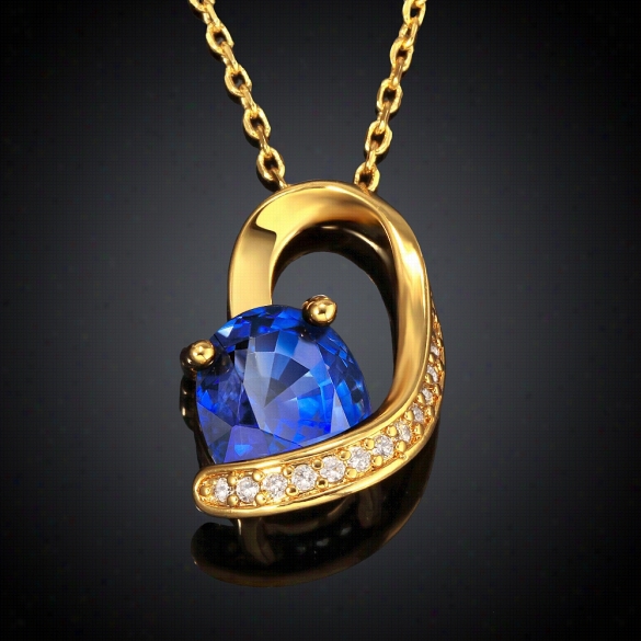N050-a High Qulaity Zircon Necklace Fasgion Jewelry 18k Gold Plating Necklace
